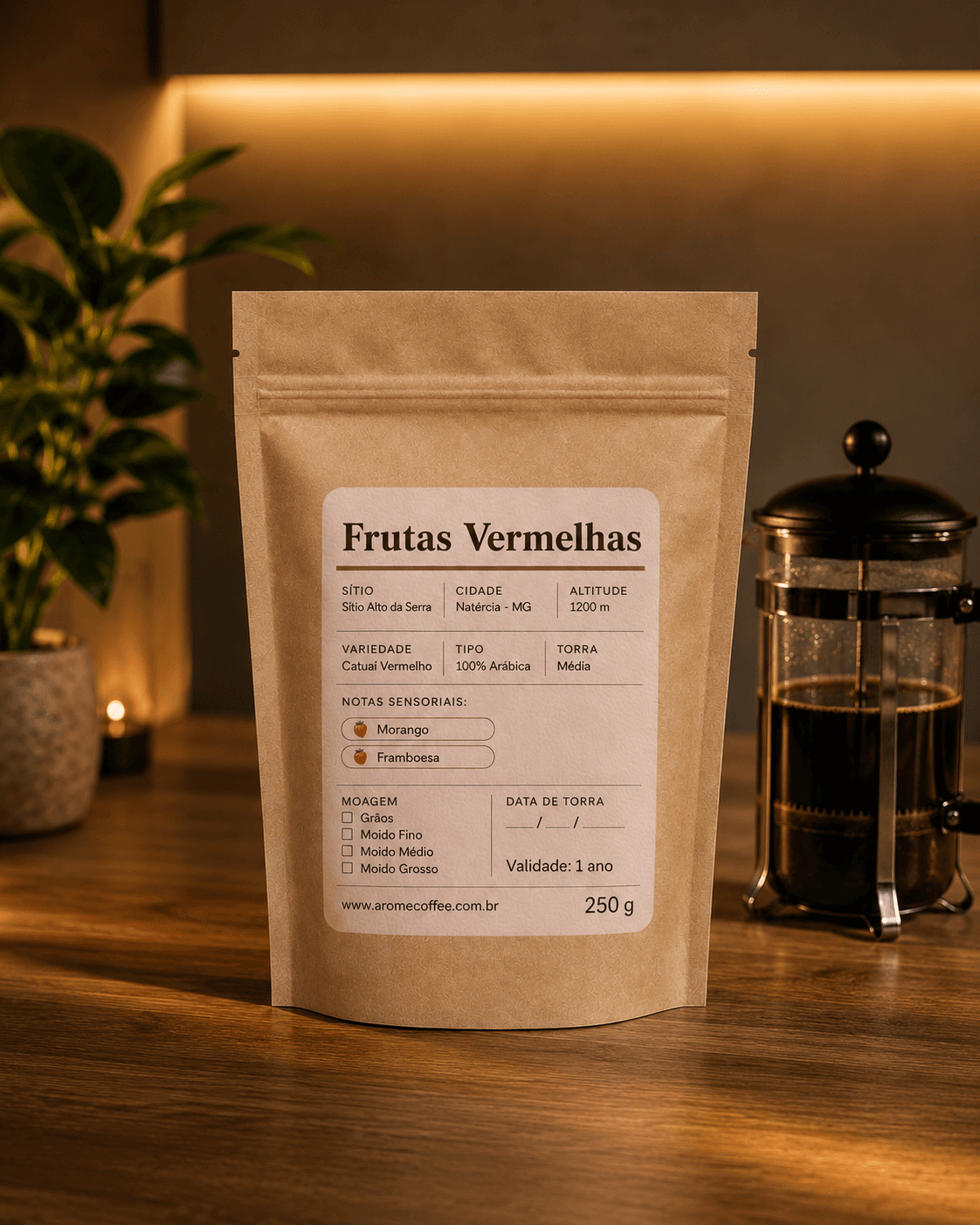 Café Arome Frutas Vermelhas