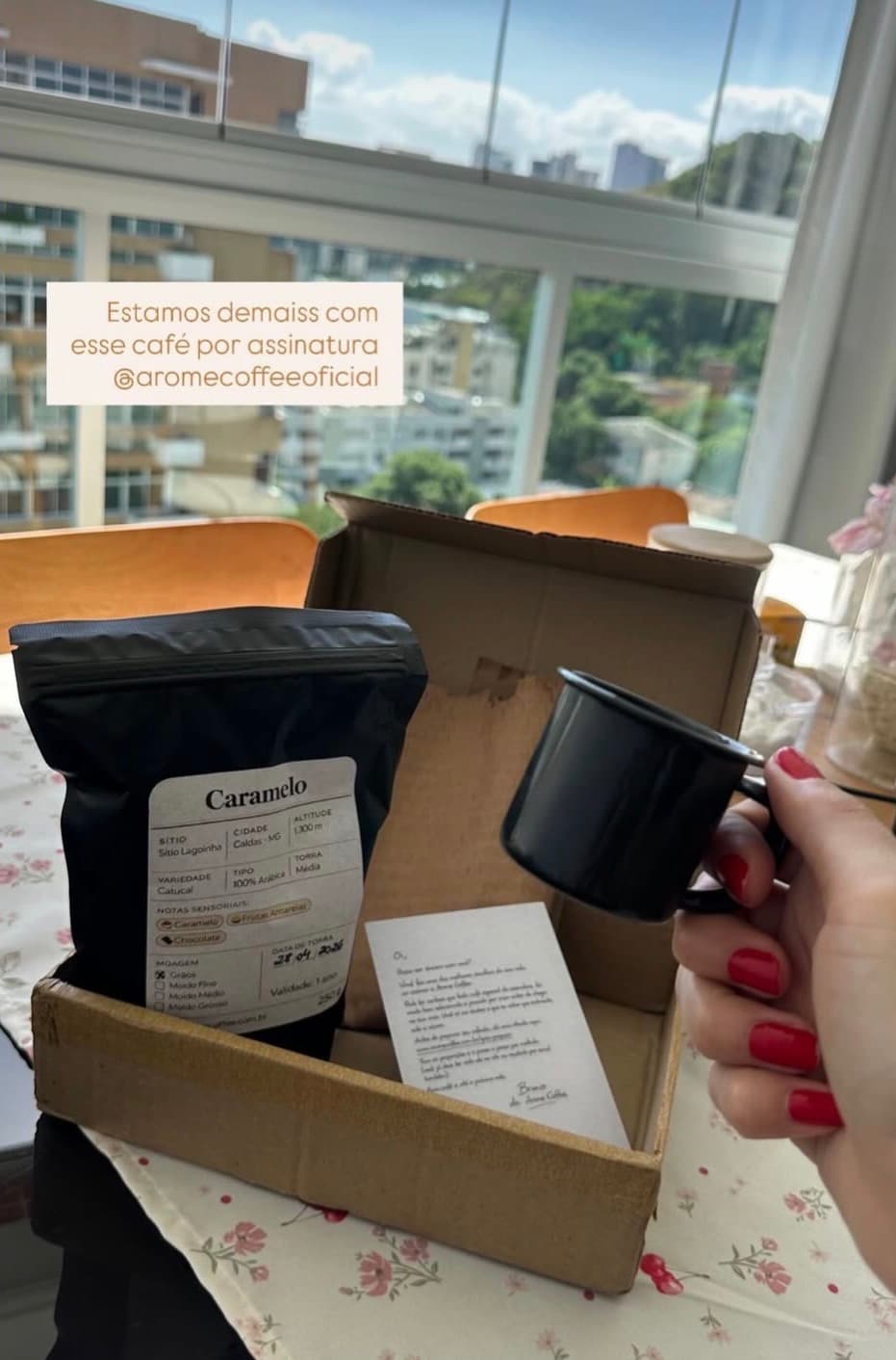 Unboxing da assinatura Arome Coffee
